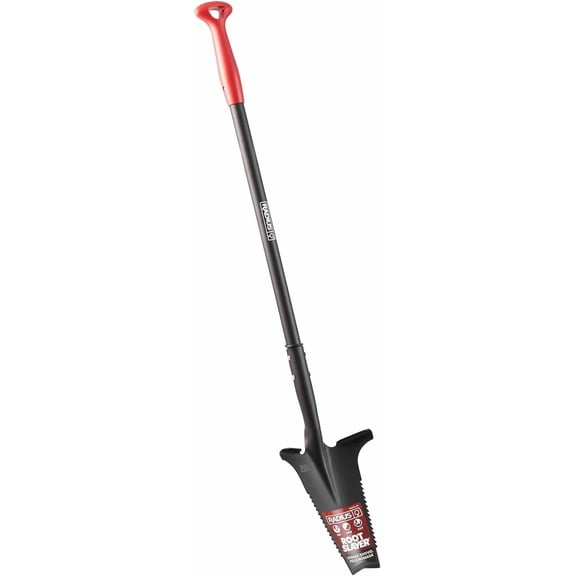 Root Slayer RS223, Nomad Steel Compact Mini Serrated Shovel Spade, Black