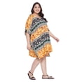 thumbnail image 4 of Oussum Robe Tunique pour Femmes, Manches Courtes 3/4, Caftan pour Dames, Robes Décontractées, 4 of 7