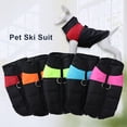 thumbnail image 3 of Abrigo de invierno para mascotas Greeniant impermeable y cortavientos naranja 1XL, 3 of 6