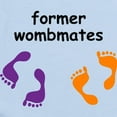 thumbnail image 2 of CafePress - Former Wombmates (Purple/Orange) Body Suit - Baby Light Bodysuit, Size Newborn - 24 Months, 2 of 4