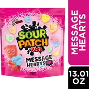 SOUR PATCH KIDS Message Hearts Valentines Day Candy, 13.01 oz