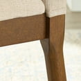 thumbnail image 5 of Better Homes & Gardens Reading Tall Dining Chair 2 Pack, Walnut and Cream, 5 of 8