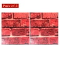thumbnail image 1 of Mr Tac Motif Brique Rouge (18x98 Po) (Lot de 2), 1 of 2
