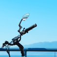 thumbnail image 5 of Red---Bike Mirrors, 360° Rotatable Cycling Rearview Mirrors, Wide Angle Safe Shockproof Bicycle Mirror, Ebike Universal Fit Accessories 1 Pair (Red) (G Need ), 5 of 5