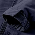thumbnail image 6 of RYDCOT Men's Fit Casual Detachable Hat Work Coat Waterproof Workwear Winter Hooded Jacket Navy, 6 of 9