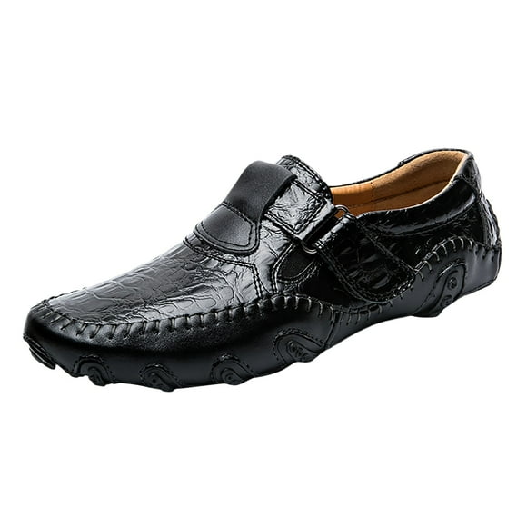 WEAIXIMIUNG Espadrilles pour Hommes Taille 14 4E Mode Marche Chaussures de Travail Confortables en Cuir Décontractées Chaussures de Tennis Athlétiques