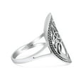 thumbnail image 2 of Generations New Design Celtic Tree Of Life Oxidized Band 925 Sterling Silver Size 7, 2 of 5