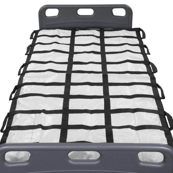 Vive Transfer Blanket with Handles 38.5” x 77” - Bed Positioning Pad, Straps - Reusable, Washable Patient Lifting Device Body Lift, Turning, Sliding Moving