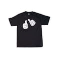 thumbnail image 1 of T-shirt Graphique « Thumbs Up » Noir, 2TG, 1 of 1