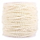thumbnail image 4 of Samfox Pearls Bead, 50M Roll 3mm Fishing Line Pearls Beads Cadena de Cadena Guirnalda para decoración de Bodas(Beige), 4 of 5