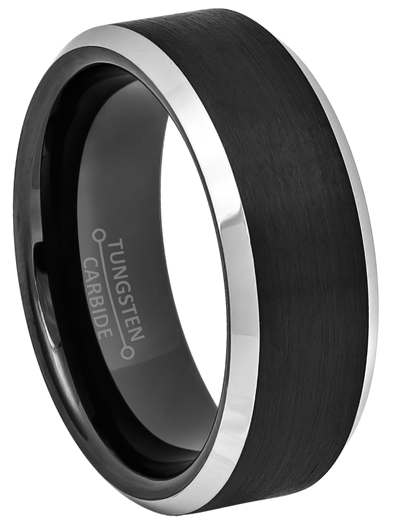 2-tone-black-beveled-tungsten-wedding-band-brushed-finish-men-s