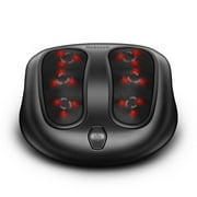 Nekteck Foot Massager Kneading Shiatsu Therapy Massage with Built in Heat Function and Power Cord - Black
