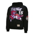 thumbnail image 2 of Unisex Mitchell & Ness Vince Carter Black Toronto Raptors Hardwood Classics Maxxed Out Full-Zip Hoodie, 2 of 7
