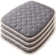 thumbnail image 1 of Nvzi Cojines de espuma viscoelástica para silla con lazos para sillas de comedor, almohadillas antideslizantes para silla de comedor de cocina y cojín de asiento, paquete de 4, 1 of 4