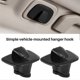 thumbnail image 2 of 2Pcs Car Black ABS Interior Roof Hooks Clothes Hanger Hook Trim for V90 S90 XC40 XC60 XC90 2015-202, 2 of 5