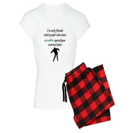 

CafePress - Zombie Plan Pajamas - Women s Light Pajamas