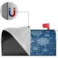 thumbnail image 4 of Happy New Year Mailbox Cover Magnetic Winter Snowflakes Mailbox Wraps Post Box Cover Décor 21x18 in, 4 of 6