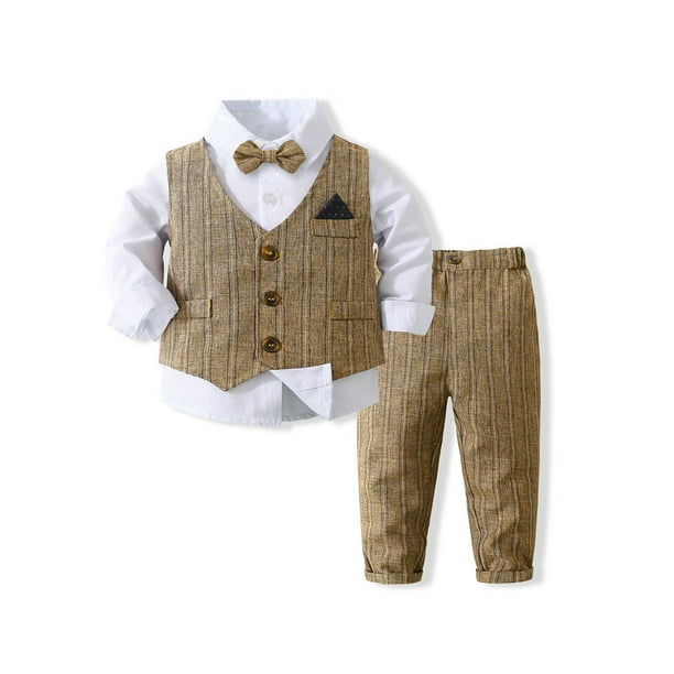 Boys casual wedding clearance outfit