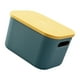 thumbnail image 4 of Caja de organización de hogares de plástico de 1pc de plástico con soporte de almacenamiento de tapa, 4 of 6