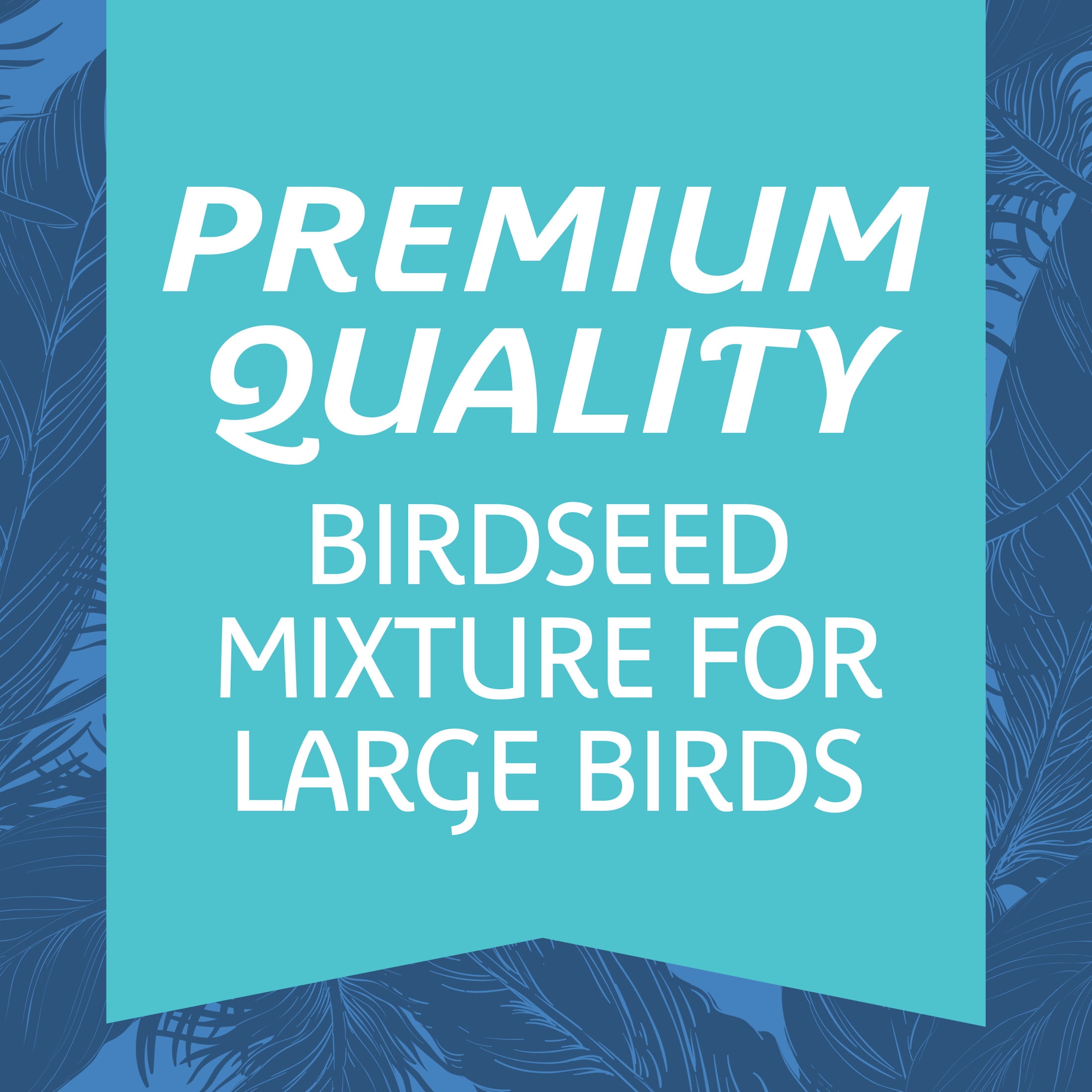 (3 pack) Pennington Large Bird Everyday Blend Bird Food for Parrots, Cockatoos; 3 lb. Bag
