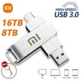 thumbnail image 2 of Xiaomi 16TB Metal U Disk USB 3.0 High-Speed File Transfer Waterproof Pen Drive 2TB 1TB Portable Memory USB Flash Drive, 2 of 5