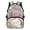 Bear Floral Print, variant on 17 Inch Backpack for Kids, Polyester Large Capacity Waterproof School Backpack, Oil Painting Style Horse Racing Theme