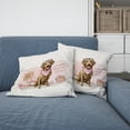 thumbnail image 2 of Happy Mother's Day Chesapeake Bay Retriever Love Dog Mom Heart Flower Pillow Cushion Double Sided Chessie Dog Lover Throw Pillow - 12004, 2 of 4