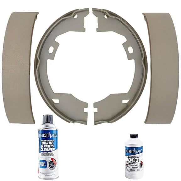 Detroit Axle - Rear Brake Shoes Kit Replacement for Dodge Ram 1500 2500 3500 Ford F-250 F-350 F-450 F-550 Super Duty - 4pc Set