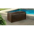 Keter Glenwood 101 Gallon Durable Outdoor Storage Resin Plastic Deck