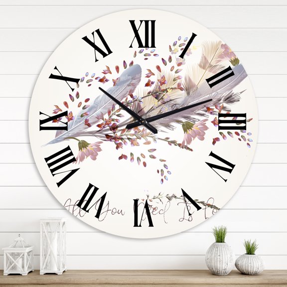 Designart 1 in Bohemian Wall Clock