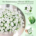 thumbnail image 2 of Waipfaru Artificial Flowers for Outdoors Fake Plants Outside Decoration, 12 Bundles UV Resistant Silk Morning Glory,Realistic Faux Flowers for Planter Porch Patio Yard Decor, 2 of 7