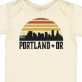 thumbnail image 4 of Inktastic Portland Oregon Skyline Retro Sunset Boys or Girls Baby Bodysuit, 4 of 5