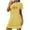 Yellow-1, variant on JIUKE Womens Nightgown Short Sleeve Nightdress Cute Printed Crew Neck Knee Length Nightshirts Sleepwear