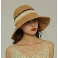 thumbnail image 4 of CoCopeaunts Sun Hat Bucket Hat for Women Straw Hat Wide Brim Beach Hats Sun Protection Hat Sun Beach Travel Hiking Casual Hats, 4 of 8