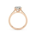 thumbnail image 3 of IGI Certified 2.00 Carat (ctw) Solitaire Engagement Rings For Women, Round Lab Grown Diamond Promise Ring For Her In 18k Solid Rose Gold | F-G, VS-SI Quality (2 ctw) Ring Size-9.5, 3 of 4