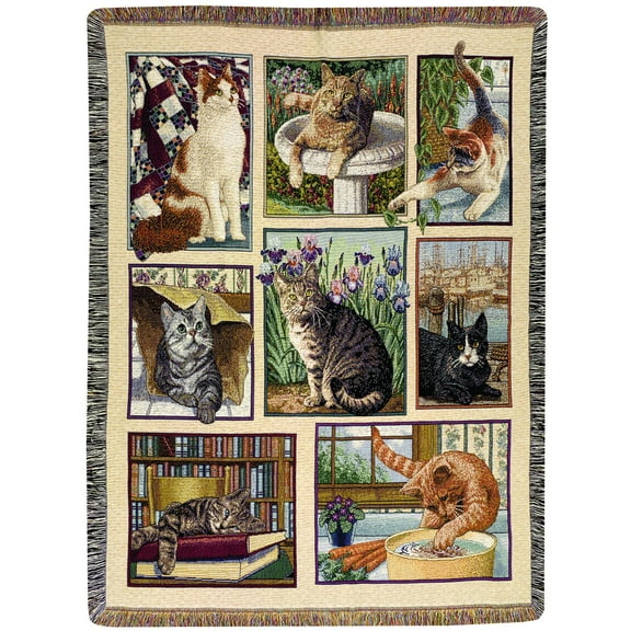 Manual 50 x 60-Inch Tapestry Throw with Fringe, Music Room