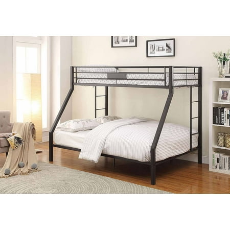 Photo 1 of ACME Furniture Limbra Black Sand Twin/Queen Bunk Bed, Box 2 of 2