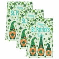 thumbnail image 2 of Happy St. Patrick's Day Kitchen Towels Set of 3, Green Gnomes Lucky Leaves Clovers Absorbent Dish Towels for Kitchen, Microfiber Hand Towel, Quick Drying Tea Towel for Cleaning Decorative Dishcloths, 2 of 7