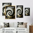 thumbnail image 4 of Designart 'Abstract Modern Swirl II' Canvas Wall Art, 4 of 5