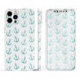 thumbnail image 3 of DesignSkinz Teal Micro Anchors Full-Body Skin Decal Wrap Cover for iPhone 14, 3 of 9