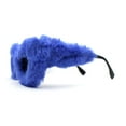 thumbnail image 3 of Super Unique Fur Covered Cat Eye Plastic Sunglasses Blue, 3 of 4