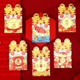 thumbnail image 3 of yuksok Enveloppe Rouge Paquet Porte-Bonheur Poche Rouge pour Mariage Nouvel An Festival de Printemps, 3 of 9
