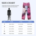 thumbnail image 4 of Vsdgher Flower Field Cow Print Mens Pajama Pants Sleep & Lounge Pants, PJ Bottoms With elastic waistb and Pockets, 4 of 5