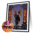 thumbnail image 2 of Wdftyju Kits de pintura de diamante 5D DIY cuadro de pared de gato de poste de taladro redondo completo (A2150) Wdftyju 7mv2wu8sf1kd9ry1D07, 2 of 9