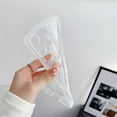 thumbnail image 5 of Glitter Curly Wavy Clear TPU Case Compatible with Samsung Galaxy Case (Galaxy S21 Ultra,White), 5 of 7