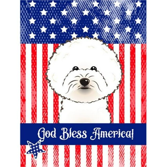 Caroline's Treasures BB2147GF Bichon Frise Drapeau Jardin