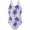 C Purple Leaves, variant on BAOHULU Girls` Swimsuit One-Piece with UPF 50  Printed Bathing Suit 3-11 Years