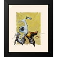 thumbnail image 2 of Bolokofsky, Ronald 15x17 Black Modern Framed Museum Art Print Titled - Abstract 1045, 2 of 5