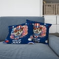thumbnail image 2 of Patriotic Chihuahua Celebrates 4th of July Pillow Cushion Double Sided Dog Lover Gifts Idea Throw Pillow - 02009, 2 of 4
