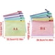 thumbnail image 3 of 10 Pcs A4 B4 File Folders Document Bag Document Folder File Bag Clear Document Wallet Receipt Storage Bag, 3 of 4